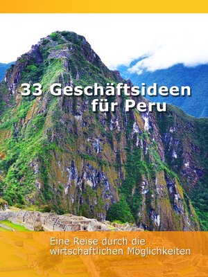 cover image of 33 Geschäftsideen für Peru